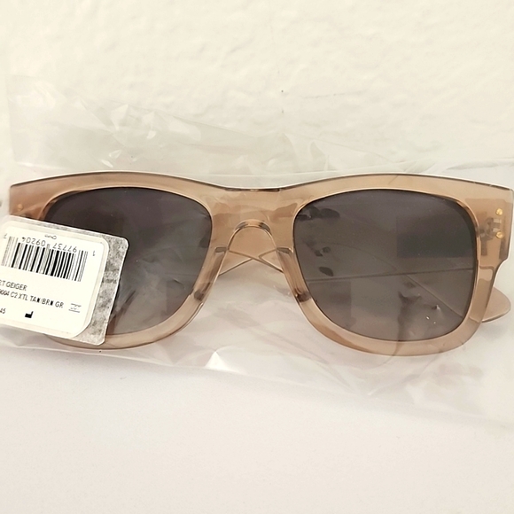 KURT GEIGER LONDON Women\'s 52mm Square Sunglasses In Crystal Tan/Brown Gradient. main image 6